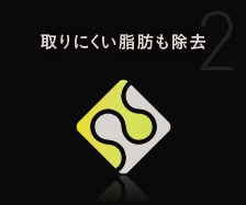 取りにくい脂肪も除去