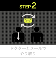 STEP2 ドクターとメールでやり取り
